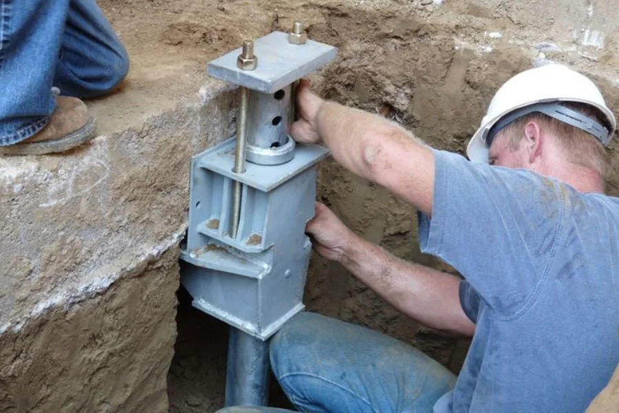 Helical Pier Installation 4