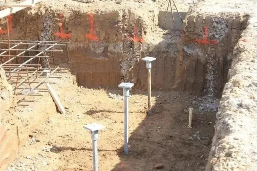 Pre-Construction Pier Installation 4